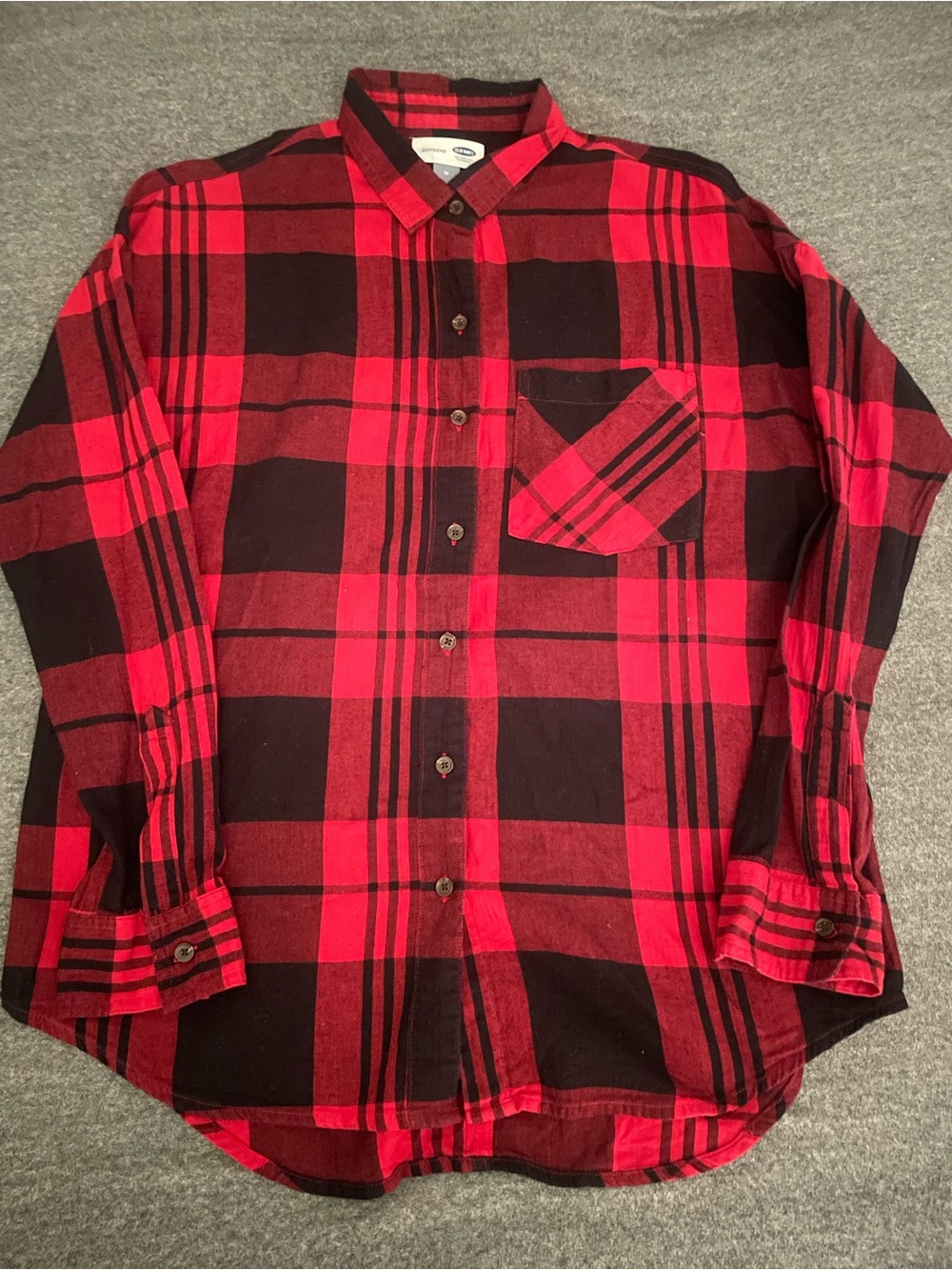 Old Navy boyfriend flannel - medium